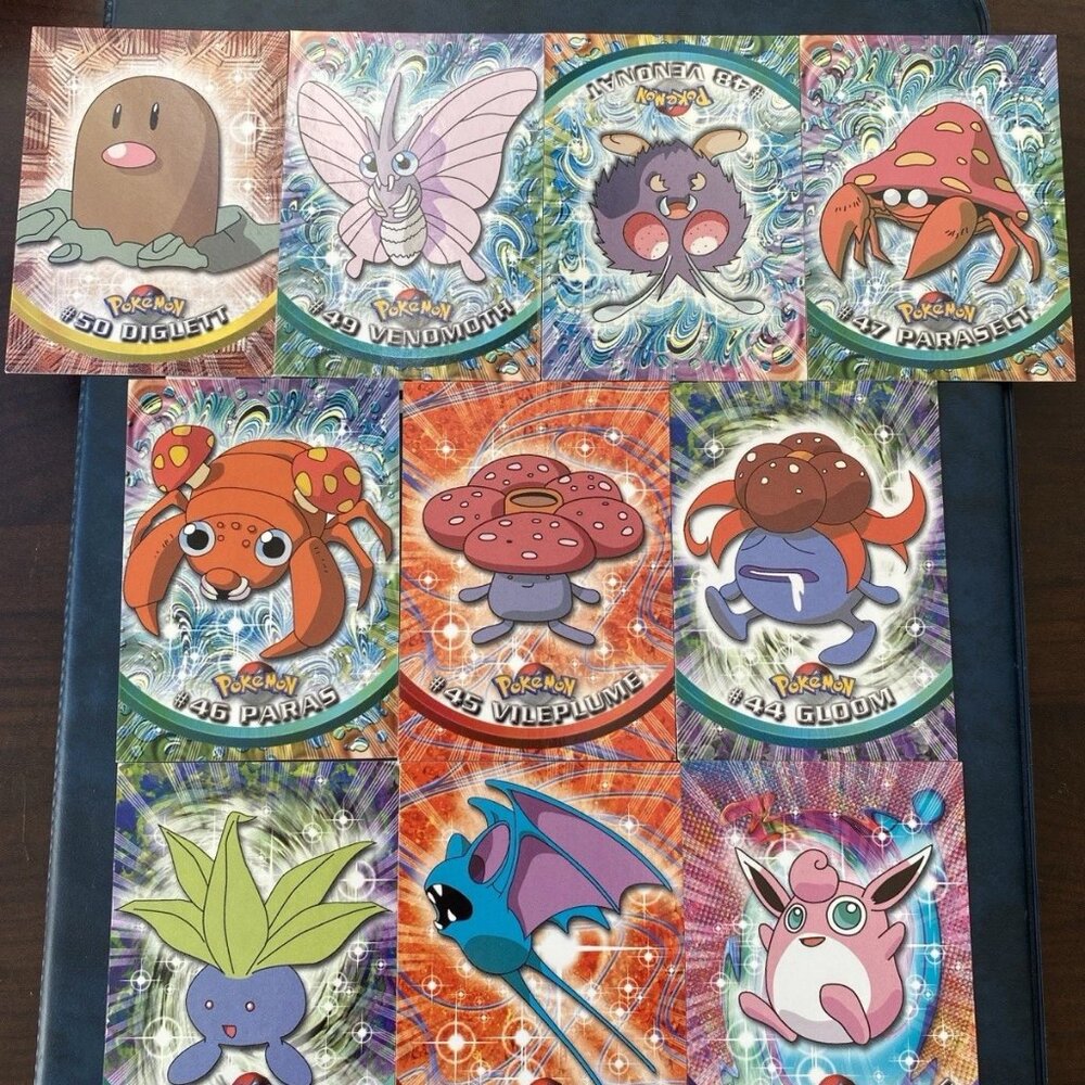 Vintage Pokémon Topps Cards Lot #3 – 40 Cards Gen 1 (1999)